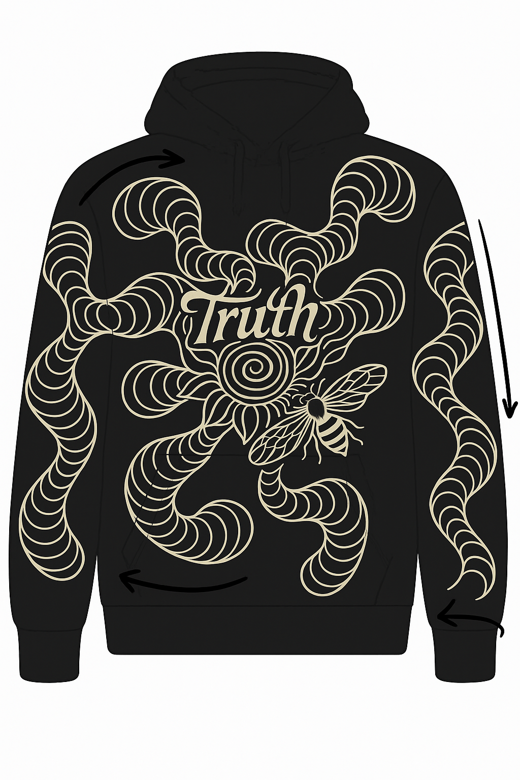 Truth be told Long sleeve hoodie